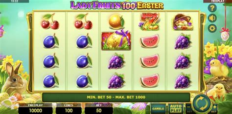 Jogar Lady Fruits 100 Easter no modo demo